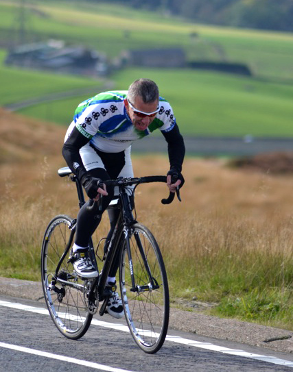 Gary Lake_Centreville_cyclist_hill climb