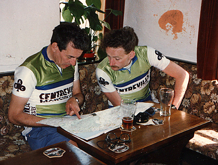 Centreville Cycling Club route planning