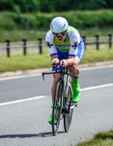 Danny Shackleton battling wind.