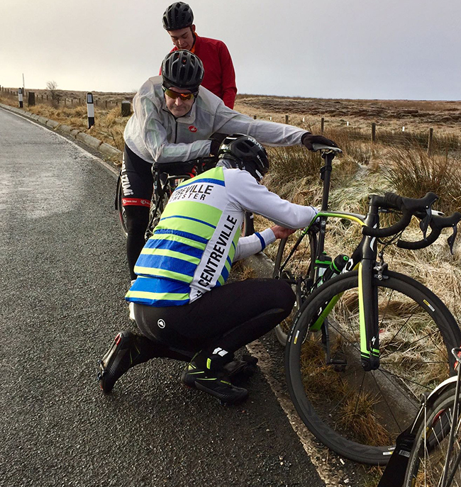 Owen cracked hub_ABC Centreville Cycling Club Manchester South Pennines